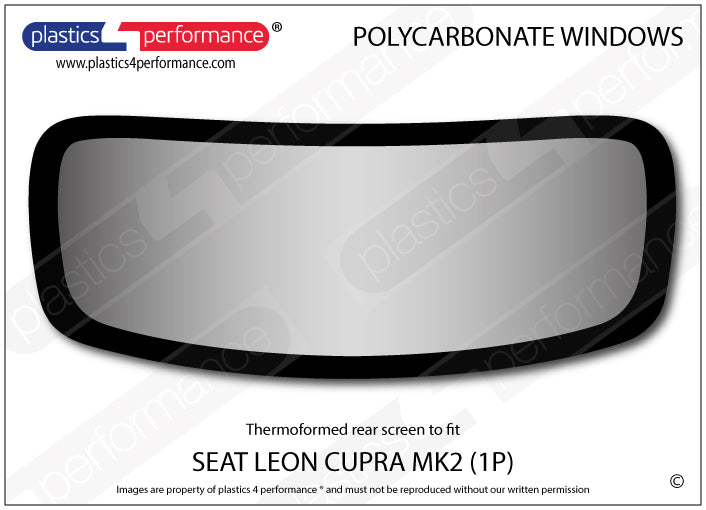 Carica immagine in Galleria Viewer, Vetri in Policarbonato per Seat Leon MK2 1P