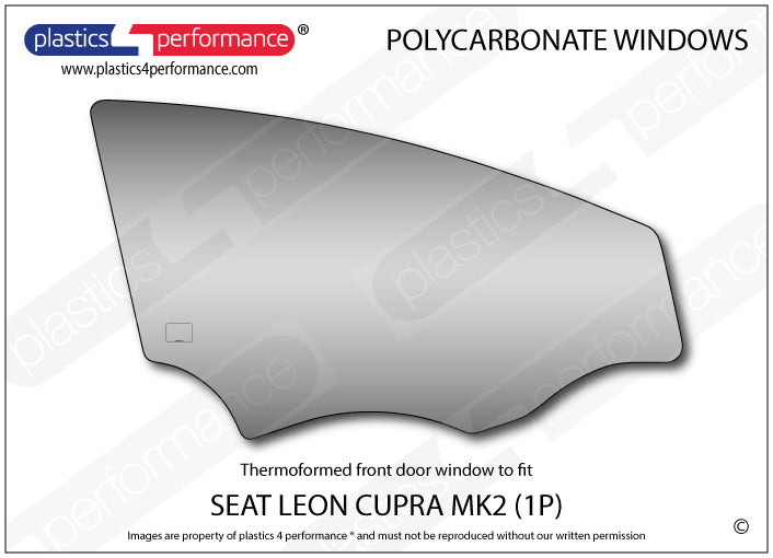 Carica immagine in Galleria Viewer, Vetri in Policarbonato per Seat Leon MK2 1P