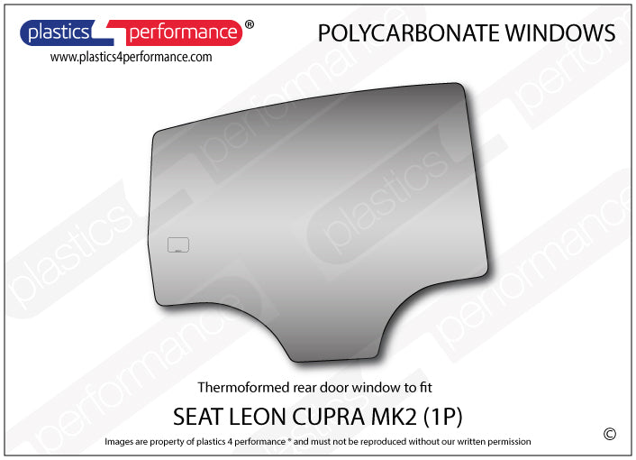 Carica immagine in Galleria Viewer, Vetri in Policarbonato per Seat Leon MK2 1P
