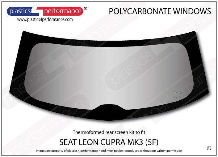 Carica immagine in Galleria Viewer, Vetri in Policarbonato per Seat Leon MK3 5F 5 Porte