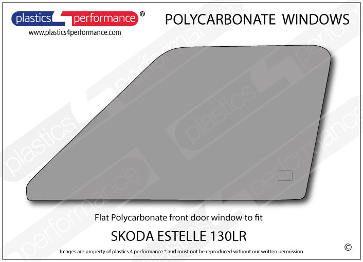 Carica immagine in Galleria Viewer, Vetri in Policarbonato per Skoda Estelle 130LR