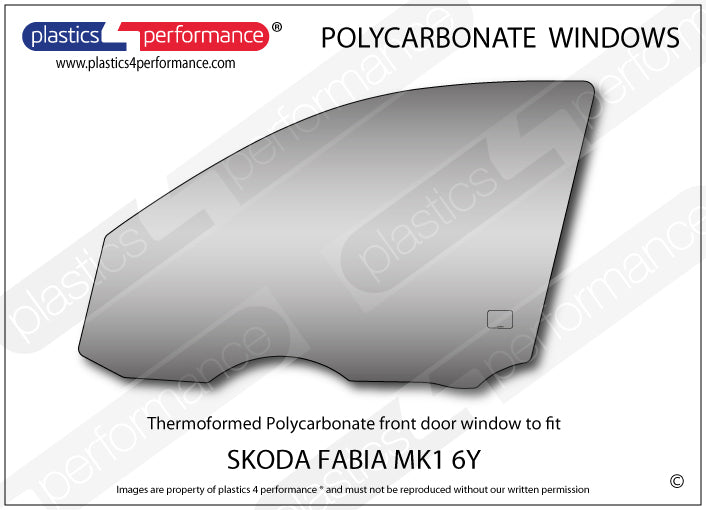 Carica immagine in Galleria Viewer, Vetri in Policarbonato per Skoda Fabia MK1 6Y