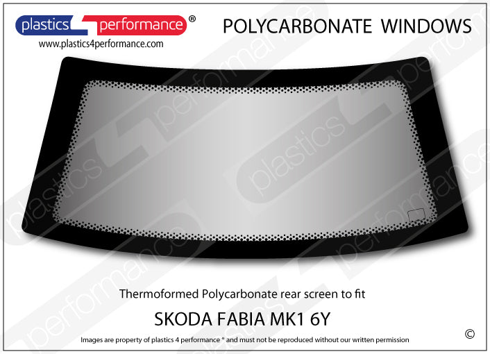 Carica immagine in Galleria Viewer, Vetri in Policarbonato per Skoda Fabia MK1 6Y