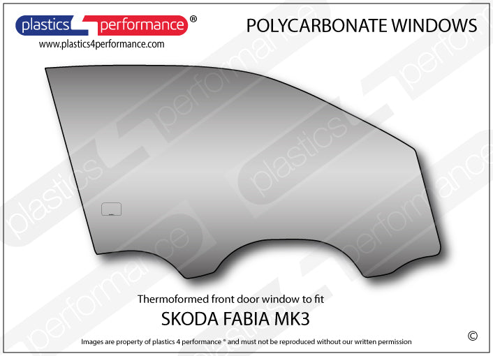Carica immagine in Galleria Viewer, Vetri in Policarbonato per Skoda Fabia MK3 NJ