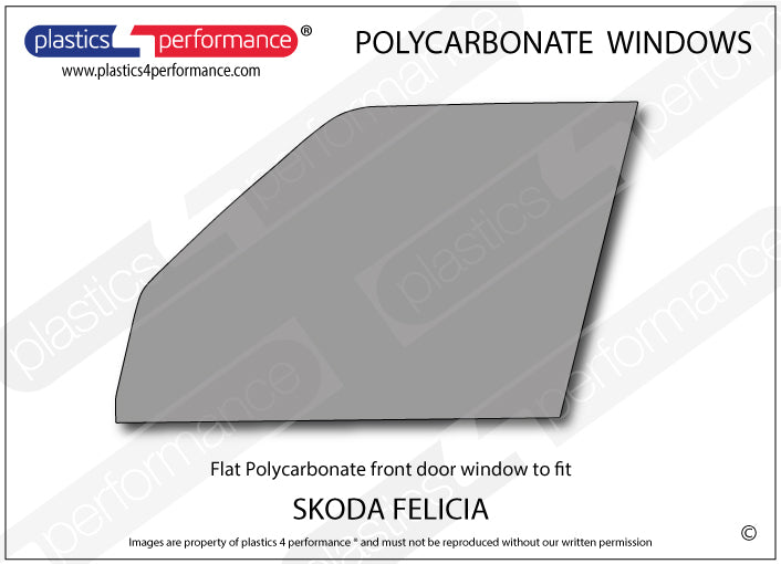 Carica immagine in Galleria Viewer, Vetri in Policarbonato per Skoda Felicia