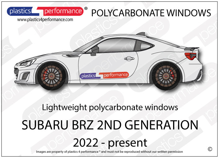 Carica immagine in Galleria Viewer, Vetri in Policarbonato per Subaru BRZ ZD8