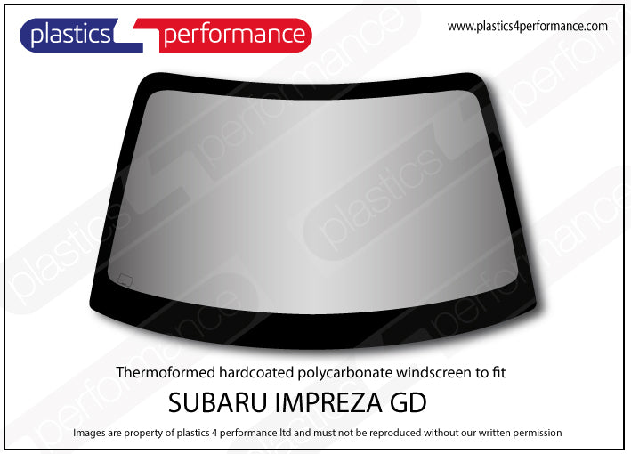 Carica immagine in Galleria Viewer, Vetri in Policarbonato per Subaru Impreza GD Berlina