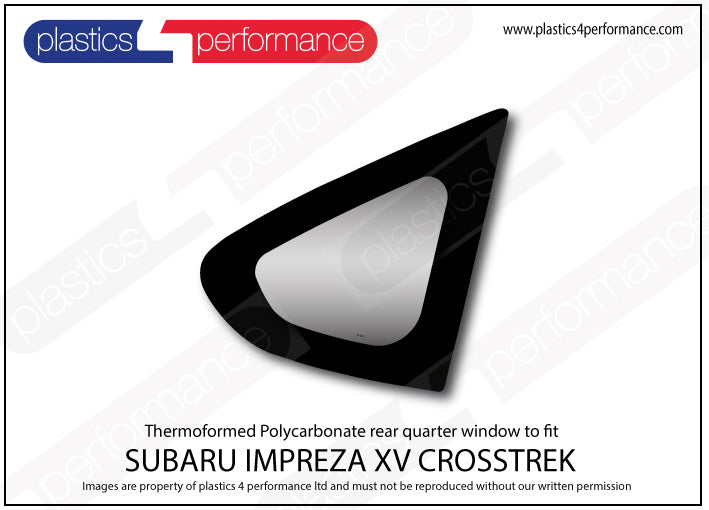 Carica immagine in Galleria Viewer, Vetri in Policarbonato per Subaru Impreza XV Crosstrek