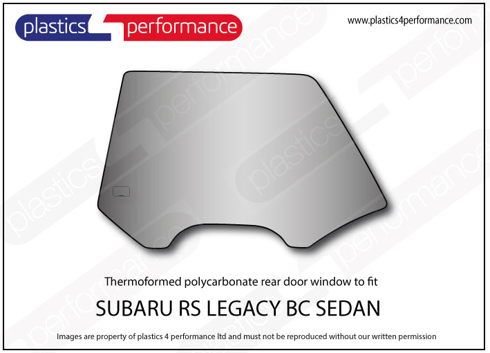 Carica immagine in Galleria Viewer, Vetri in Policarbonato per Subaru Legacy BC Berlina