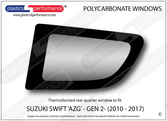 Carica immagine in Galleria Viewer, Vetri in Policarbonato per Suzuki Swift MK2 AZG