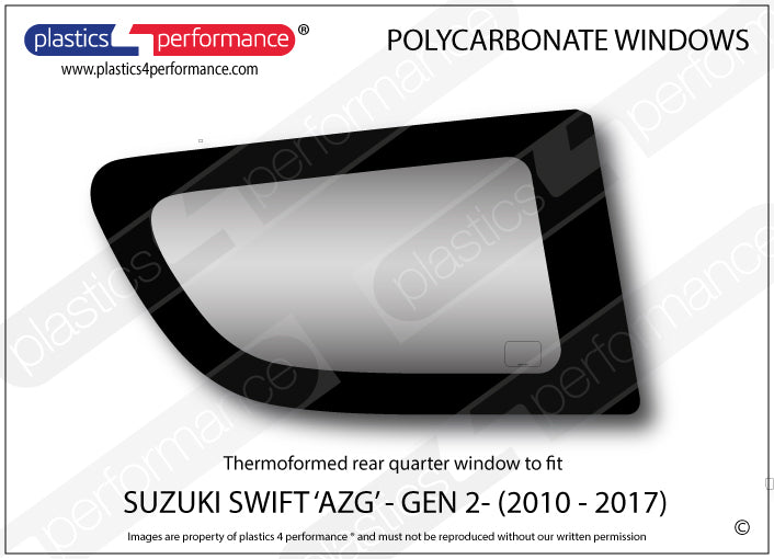 Carica immagine in Galleria Viewer, Vetri in Policarbonato per Suzuki Swift MK2 AZG