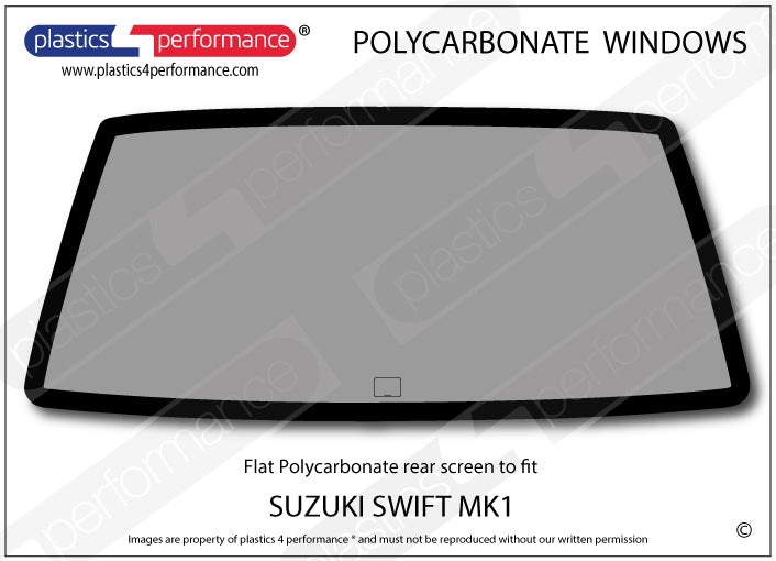 Carica immagine in Galleria Viewer, Vetri in Policarbonato per Suzuki Swift / Cultus MK1 SA