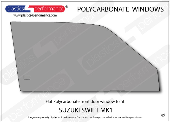 Carica immagine in Galleria Viewer, Vetri in Policarbonato per Suzuki Swift / Cultus MK1 SA
