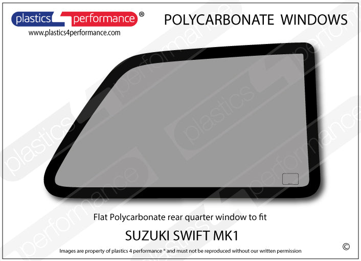 Carica immagine in Galleria Viewer, Vetri in Policarbonato per Suzuki Swift / Cultus MK1 SA