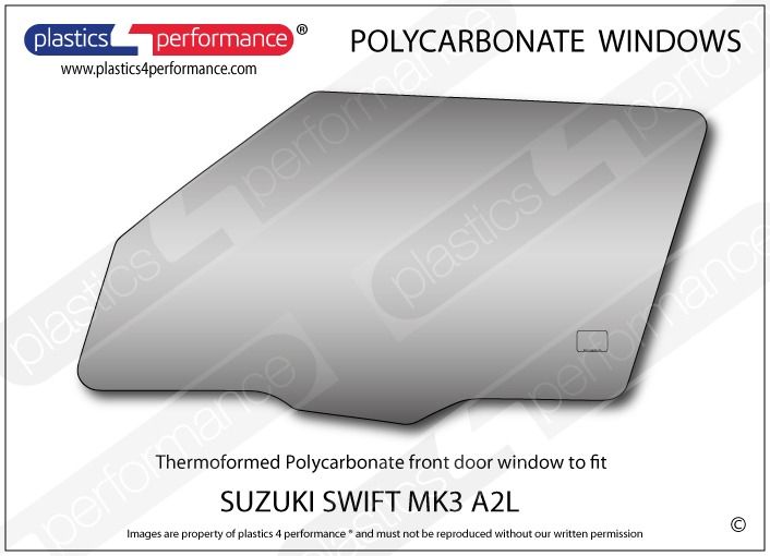 Carica immagine in Galleria Viewer, Vetri in Policarbonato per Suzuki Swift MK3 A2L