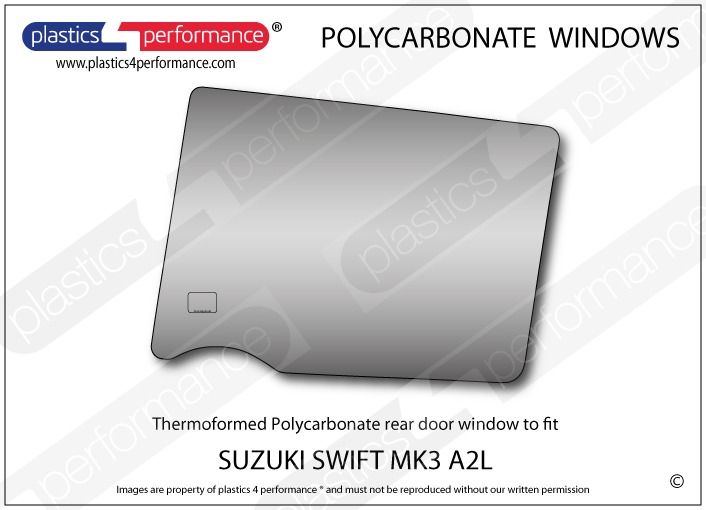 Carica immagine in Galleria Viewer, Vetri in Policarbonato per Suzuki Swift MK3 A2L