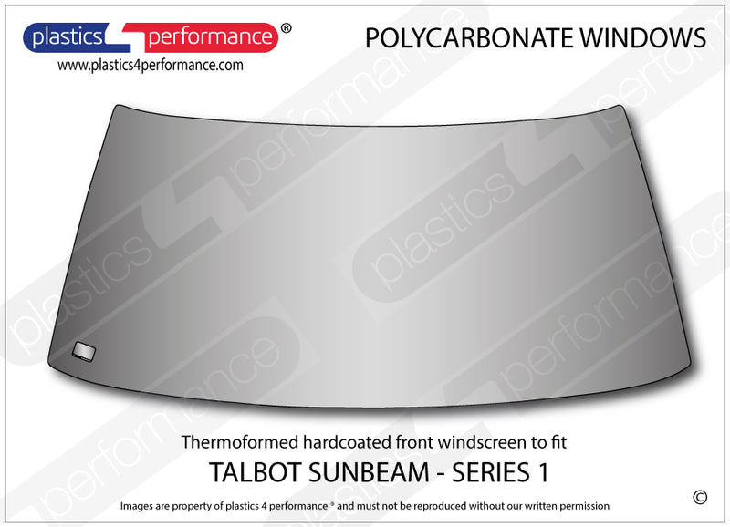 Carica immagine in Galleria Viewer, Vetri in Policarbonato per Talbot Sunbeam Serie 1