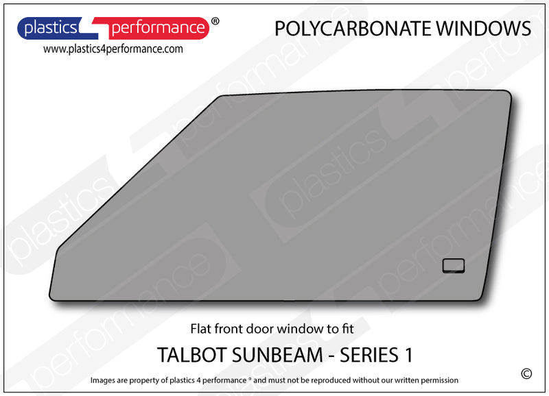 Carica immagine in Galleria Viewer, Vetri in Policarbonato per Talbot Sunbeam Serie 1