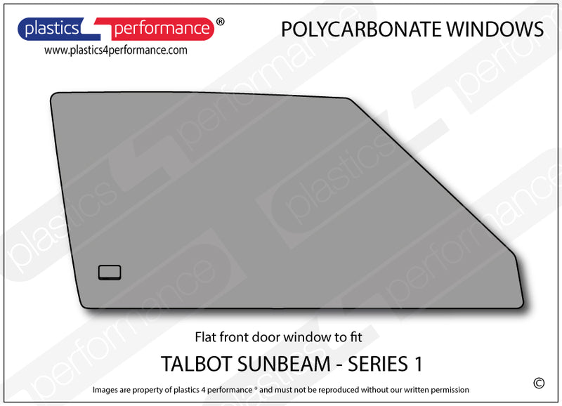 Carica immagine in Galleria Viewer, Vetri in Policarbonato per Talbot Sunbeam Serie 1
