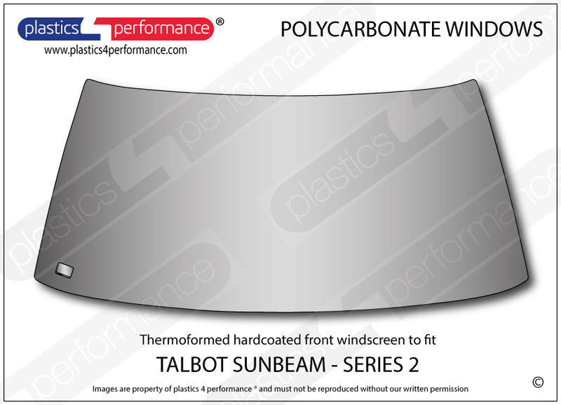 Carica immagine in Galleria Viewer, Vetri in Policarbonato per Talbot Sunbeam Serie 2
