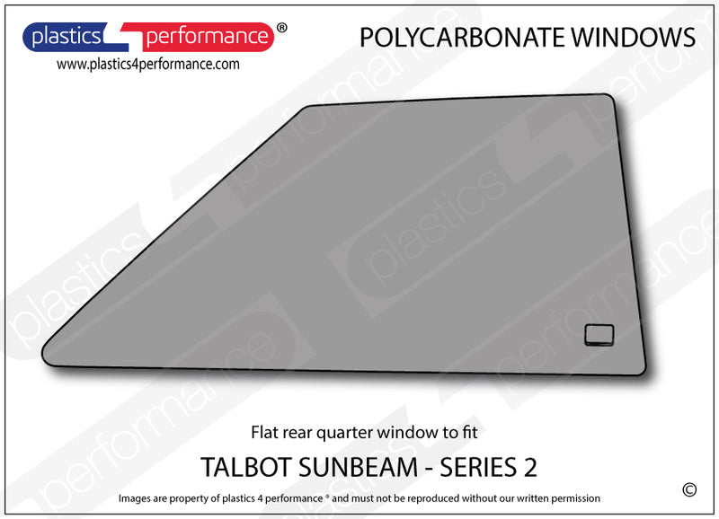 Carica immagine in Galleria Viewer, Vetri in Policarbonato per Talbot Sunbeam Serie 2