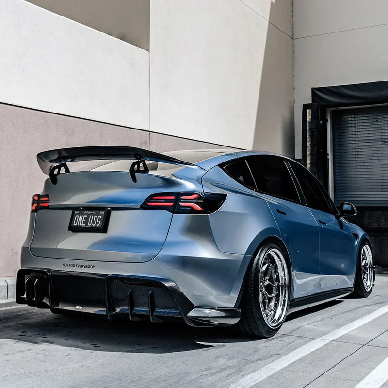 Carica immagine in Galleria Viewer, Alettone Adro AT-S "Swan Neck" in Carbonio per Tesla Model Y
