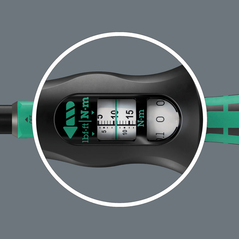 Carica immagine in Galleria Viewer, Chiave Dinamometrica Wera Click-Torque Lock A 5 R/L, 1/4" x 2.5-25 Nm