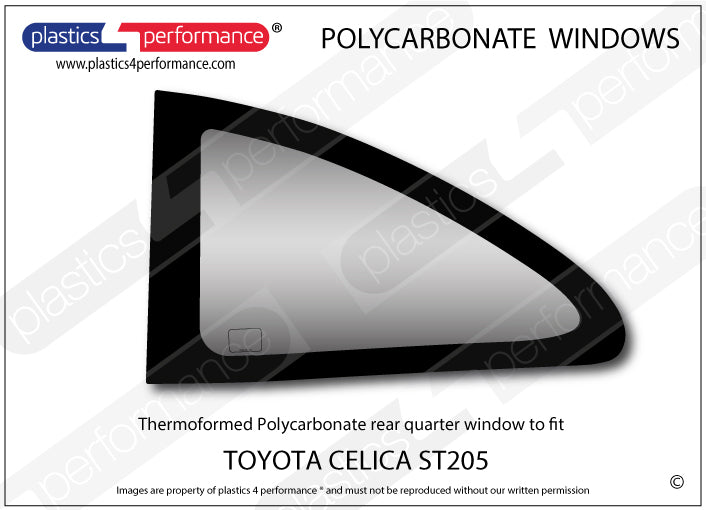 Carica immagine in Galleria Viewer, Vetri in Policarbonato per Toyota Celica ST205