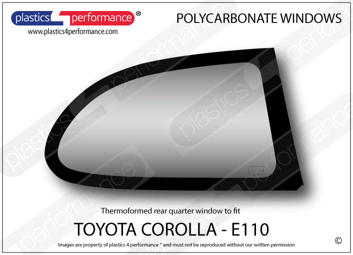 Carica immagine in Galleria Viewer, Vetri in Policarbonato per Toyota Corolla E110