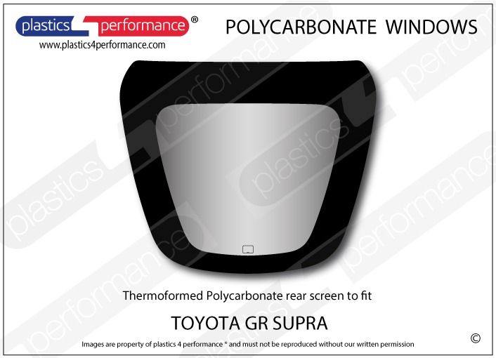 Carica immagine in Galleria Viewer, Vetri in Policarbonato per Toyota Supra MK5