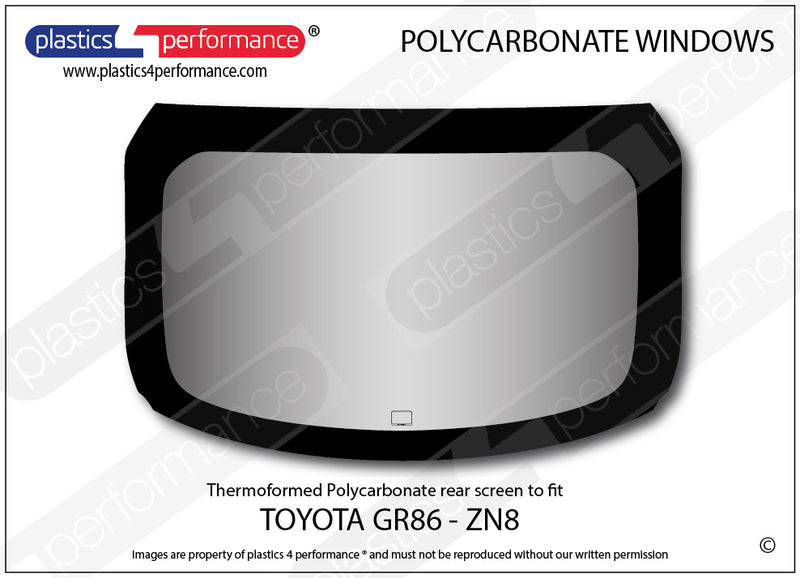 Carica immagine in Galleria Viewer, Vetri in Policarbonato per Toyota GR86