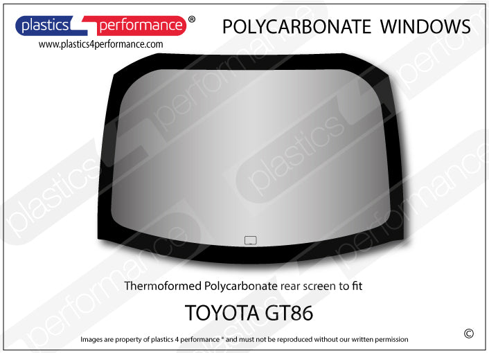 Carica immagine in Galleria Viewer, Vetri in Policarbonato per Toyota GT86
