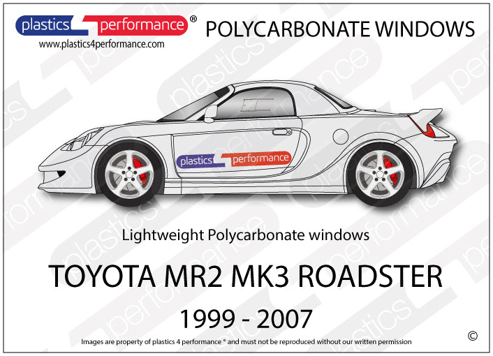 Carica immagine in Galleria Viewer, Vetri in Policarbonato per Toyota MR2 ZZW30