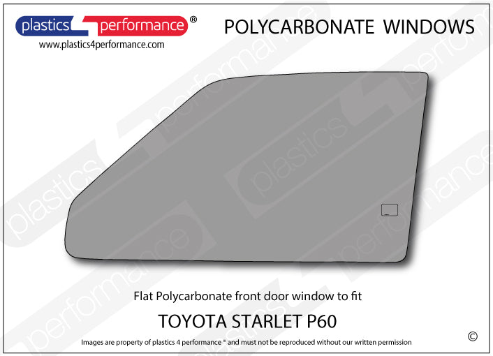 Carica immagine in Galleria Viewer, Vetri in Policarbonato per Toyota Starlet KP60 3 Porte