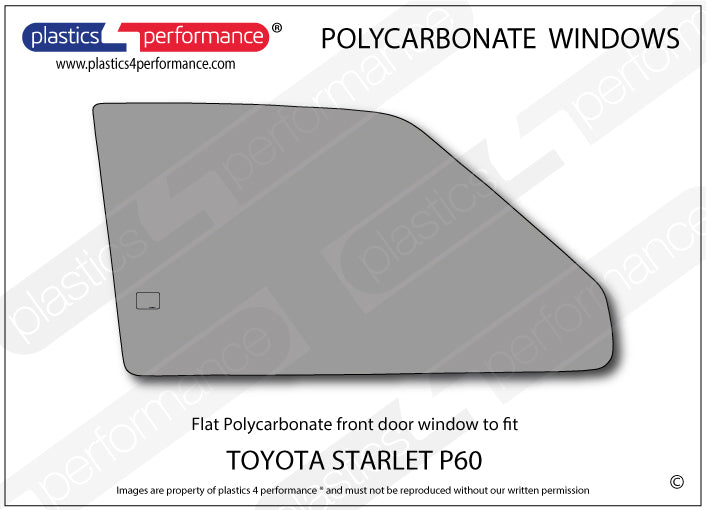 Carica immagine in Galleria Viewer, Vetri in Policarbonato per Toyota Starlet KP60 3 Porte