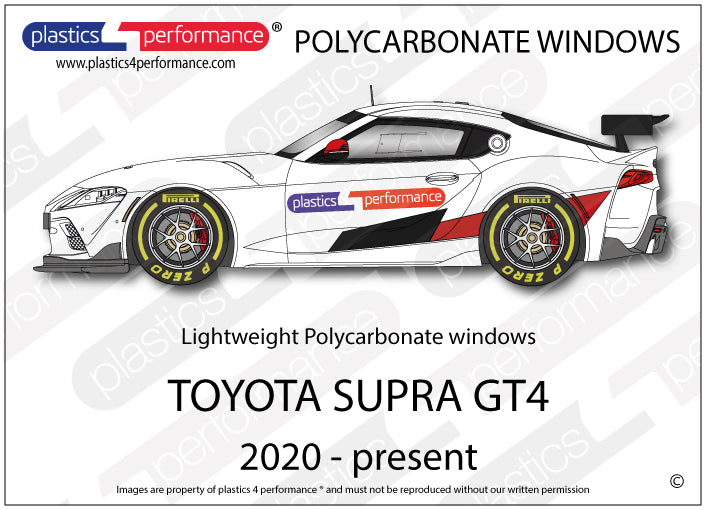 Carica immagine in Galleria Viewer, Vetri in Policarbonato per Toyota Supra MK5 GR GT4