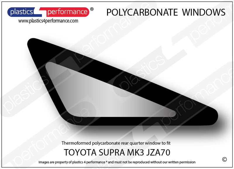 Carica immagine in Galleria Viewer, Vetri in Policarbonato per Toyota Supra MK3