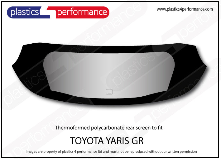 Carica immagine in Galleria Viewer, Vetri in Policarbonato per Toyota Yaris GR