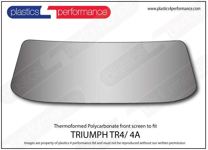 Carica immagine in Galleria Viewer, Vetri in Policarbonato per Triumph TR4 / TR4A