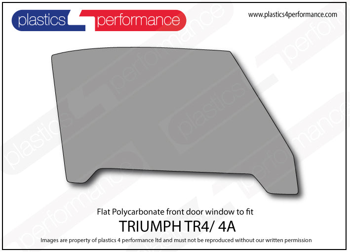 Carica immagine in Galleria Viewer, Vetri in Policarbonato per Triumph TR4 / TR4A