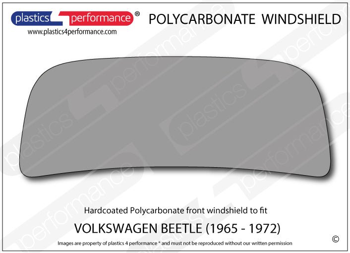 Carica immagine in Galleria Viewer, Vetri in Policarbonato per Volkswagen Maggiolino (65-72)