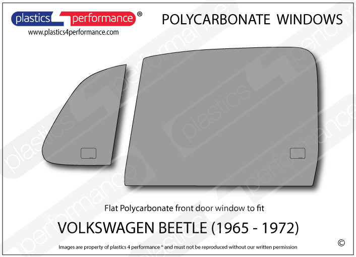 Carica immagine in Galleria Viewer, Vetri in Policarbonato per Volkswagen Maggiolino (65-72)