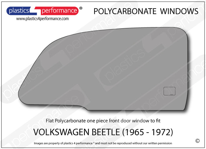Carica immagine in Galleria Viewer, Vetri in Policarbonato per Volkswagen Maggiolino (65-72)