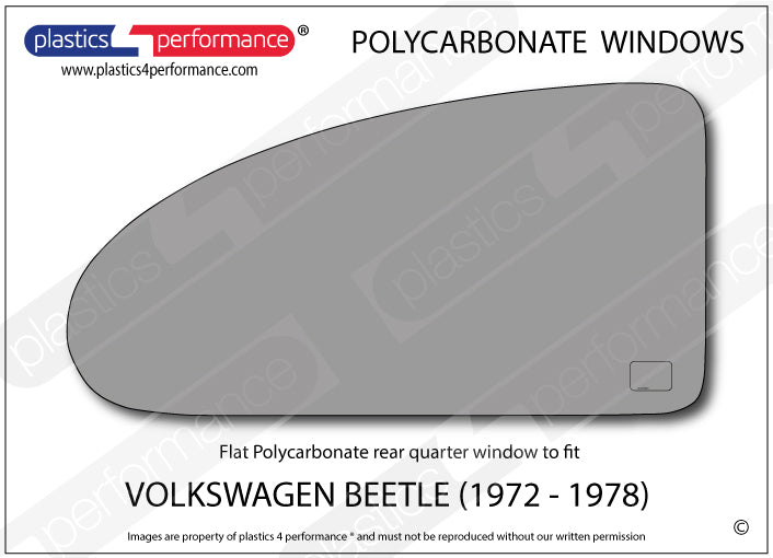 Carica immagine in Galleria Viewer, Vetri in Policarbonato per Volkswagen Maggiolino (72-78)