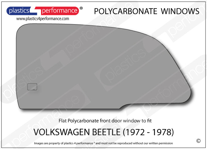 Carica immagine in Galleria Viewer, Vetri in Policarbonato per Volkswagen Maggiolino (72-78)