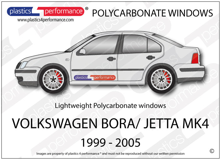 Carica immagine in Galleria Viewer, Vetri in Policarbonato per Volkswagen Bora