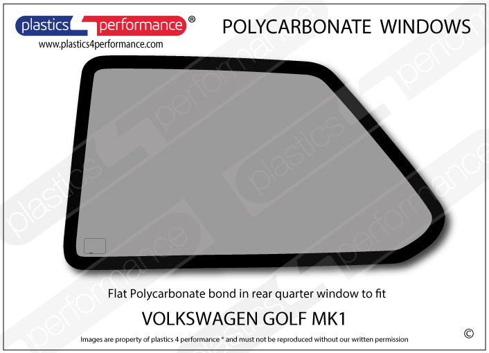 Carica immagine in Galleria Viewer, Vetri in Policarbonato per Volkswagen Golf MK1 3 Porte