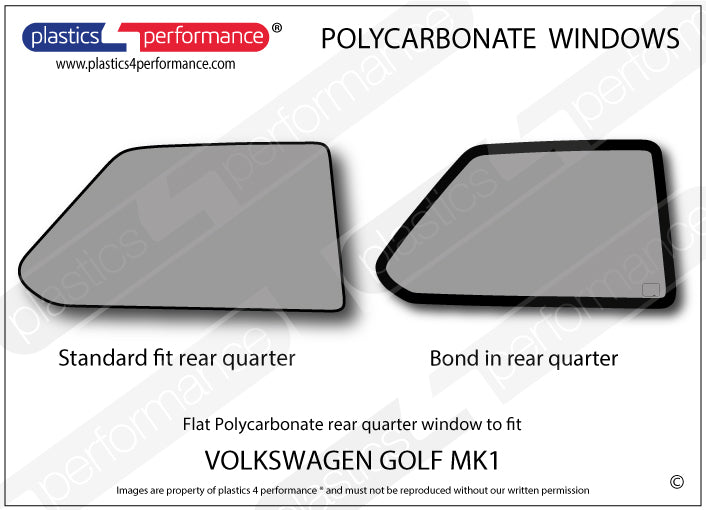 Carica immagine in Galleria Viewer, Vetri in Policarbonato per Volkswagen Golf MK1 3 Porte
