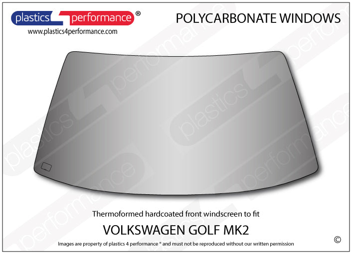 Carica immagine in Galleria Viewer, Vetri in Policarbonato per Volkswagen Golf MK2 3 Porte