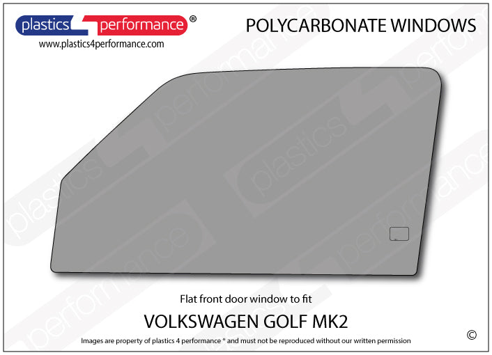 Carica immagine in Galleria Viewer, Vetri in Policarbonato per Volkswagen Golf MK2 3 Porte